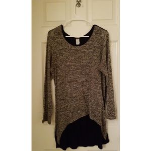 ***Plus Size High-Low Pullover***